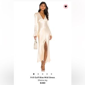 Revolve - Shona Joy - Frill Cuff Bias Midi Dress - US Size 4